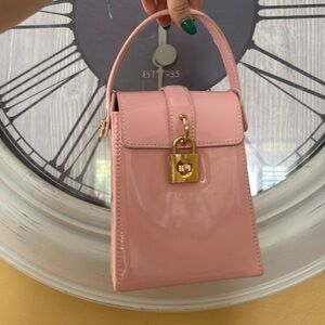 Baby pink purse